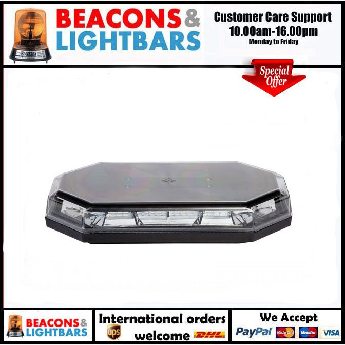 Ring Truckmaster RCV9813 Bolt on REG 65 LED Amber MiniBar PN: RCV9813